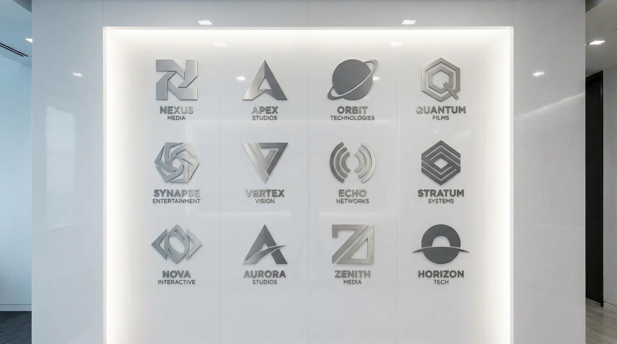 杏tv直播合作影视品牌Logo墙